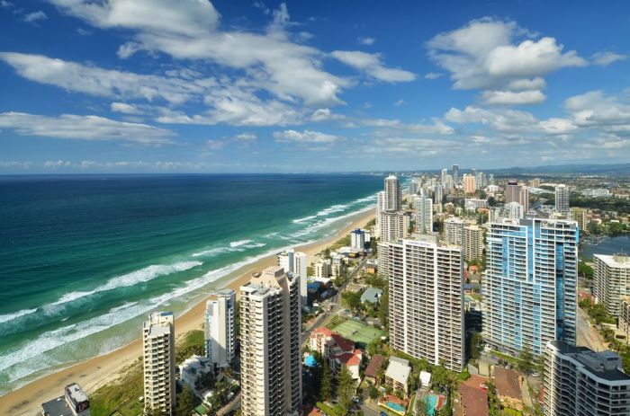 South East views of Surfers Paradise