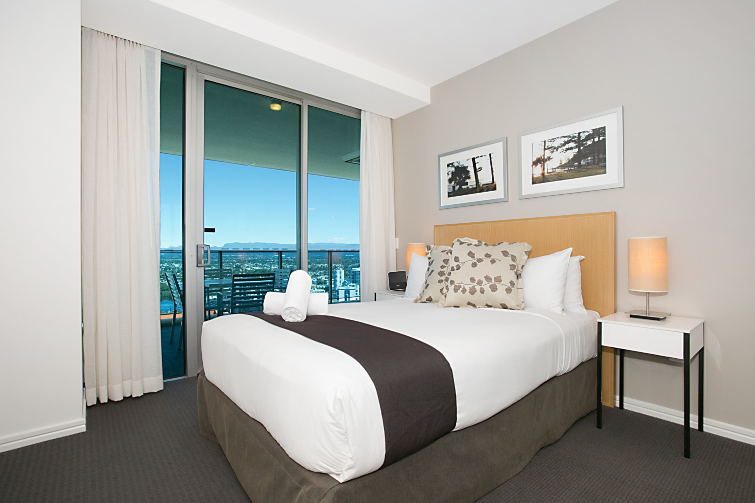 Master Bedroom with views of Nerang River