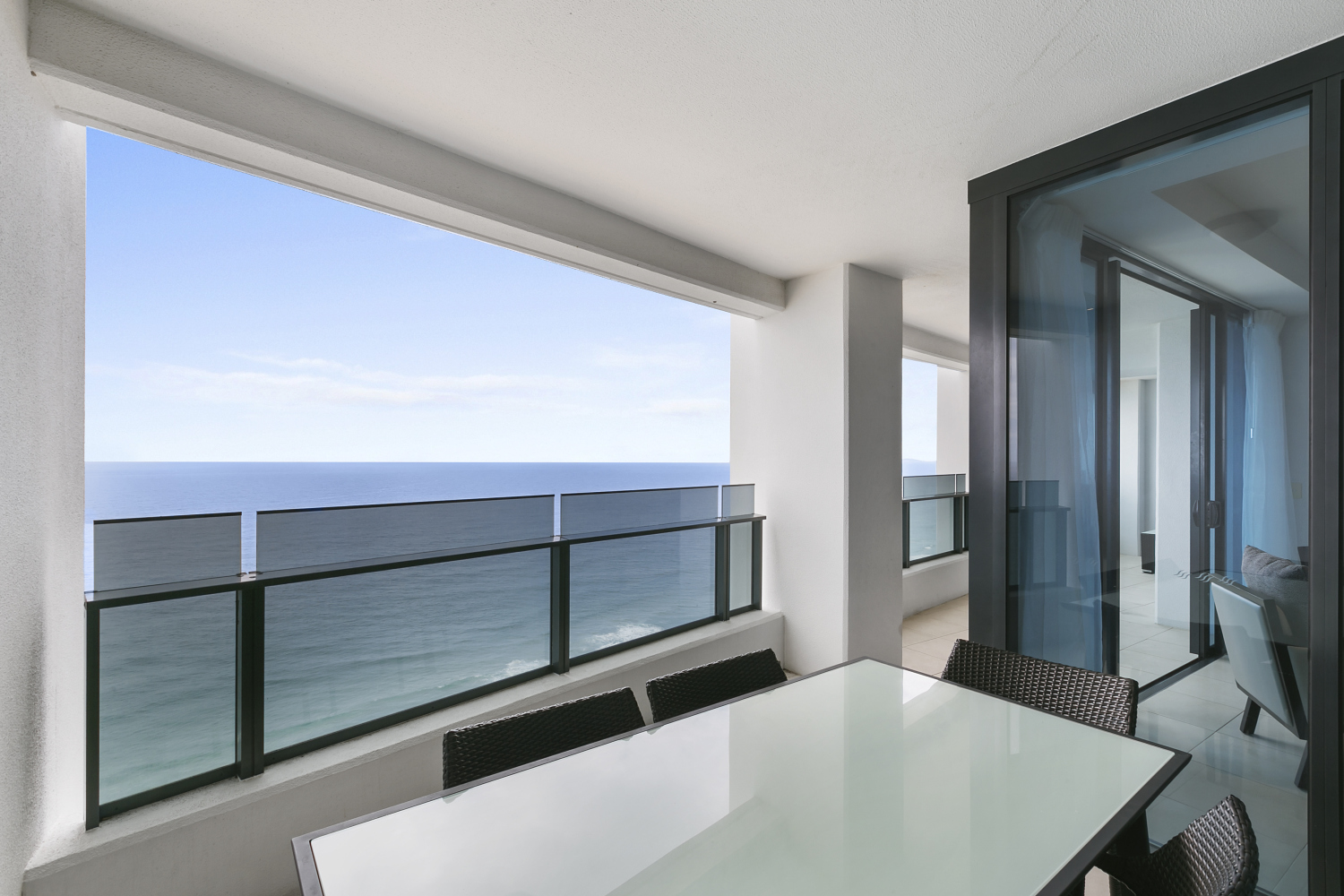 Private Balcony with ocean views