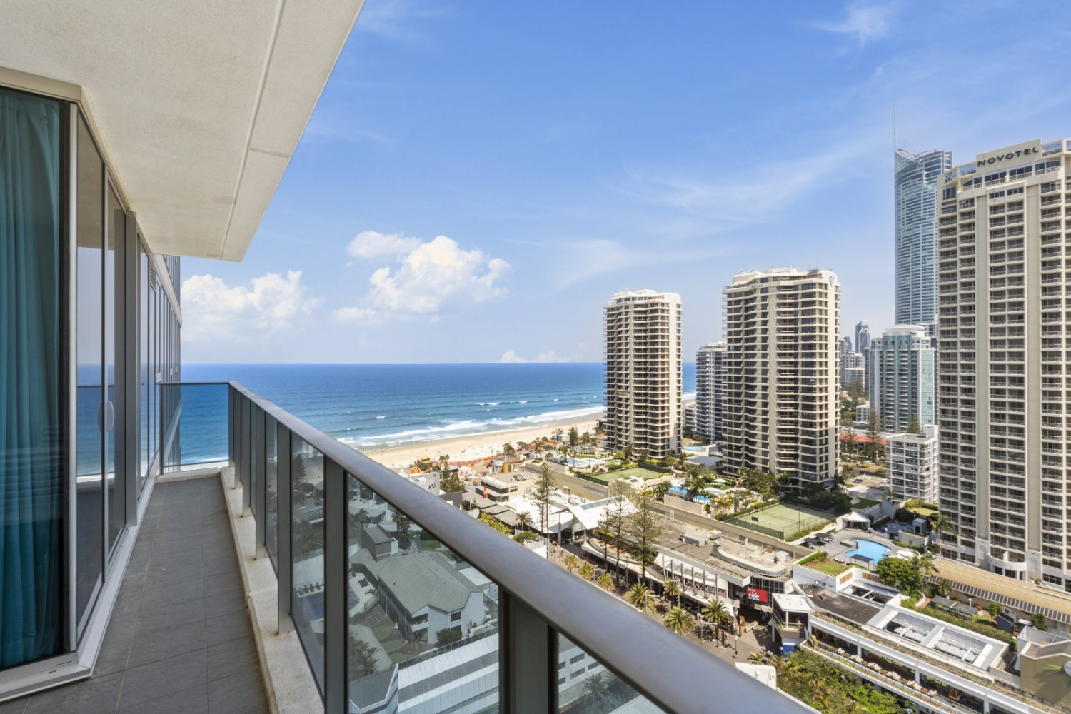 Balcony views overlooking Surfers Paradise