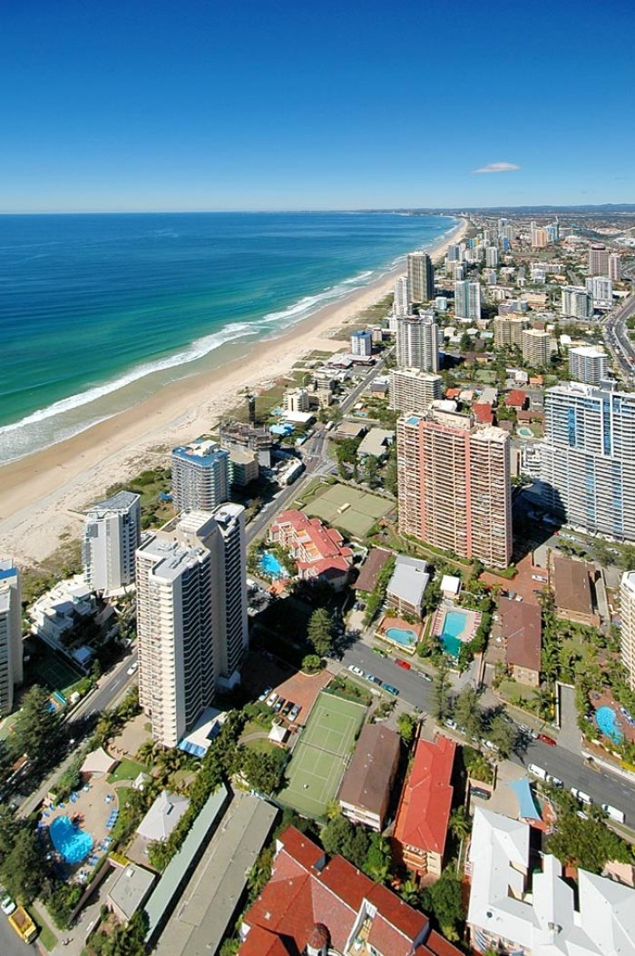 South View of Surfers Paradise