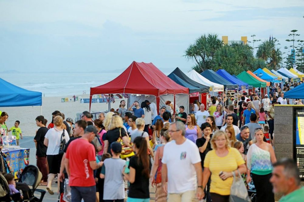 Surfers Paradise Beachfront Markets