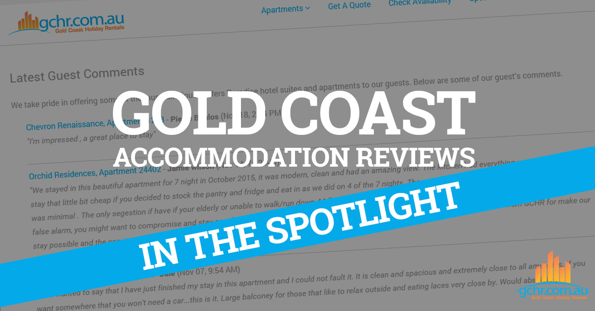 Gold Coast accommodation reviews